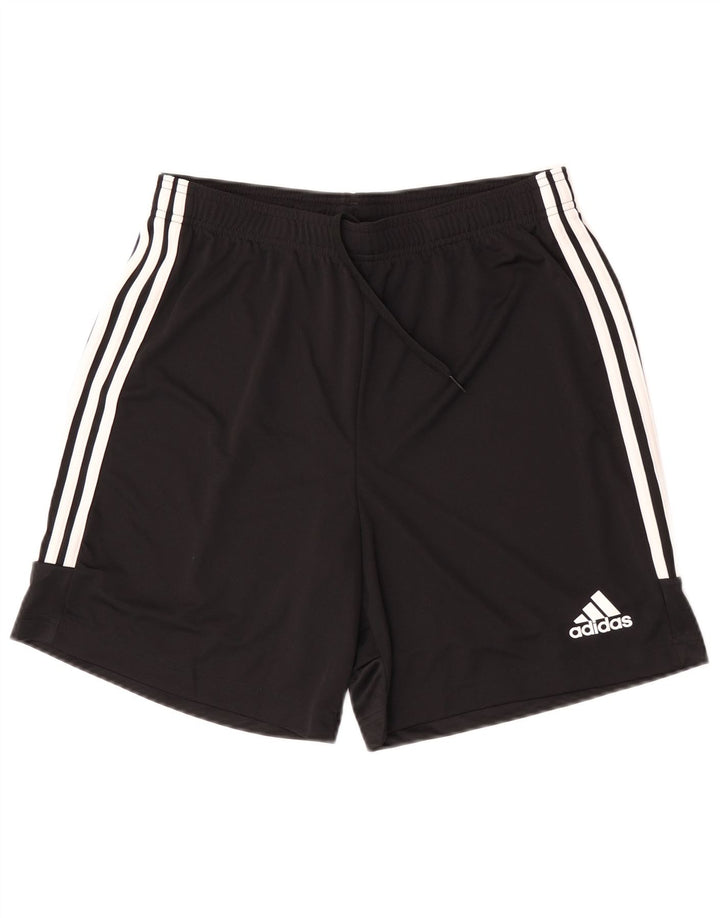 Pantaloni scurți sport Aeroready Adidas pentru bărbați, poliester mediu negru