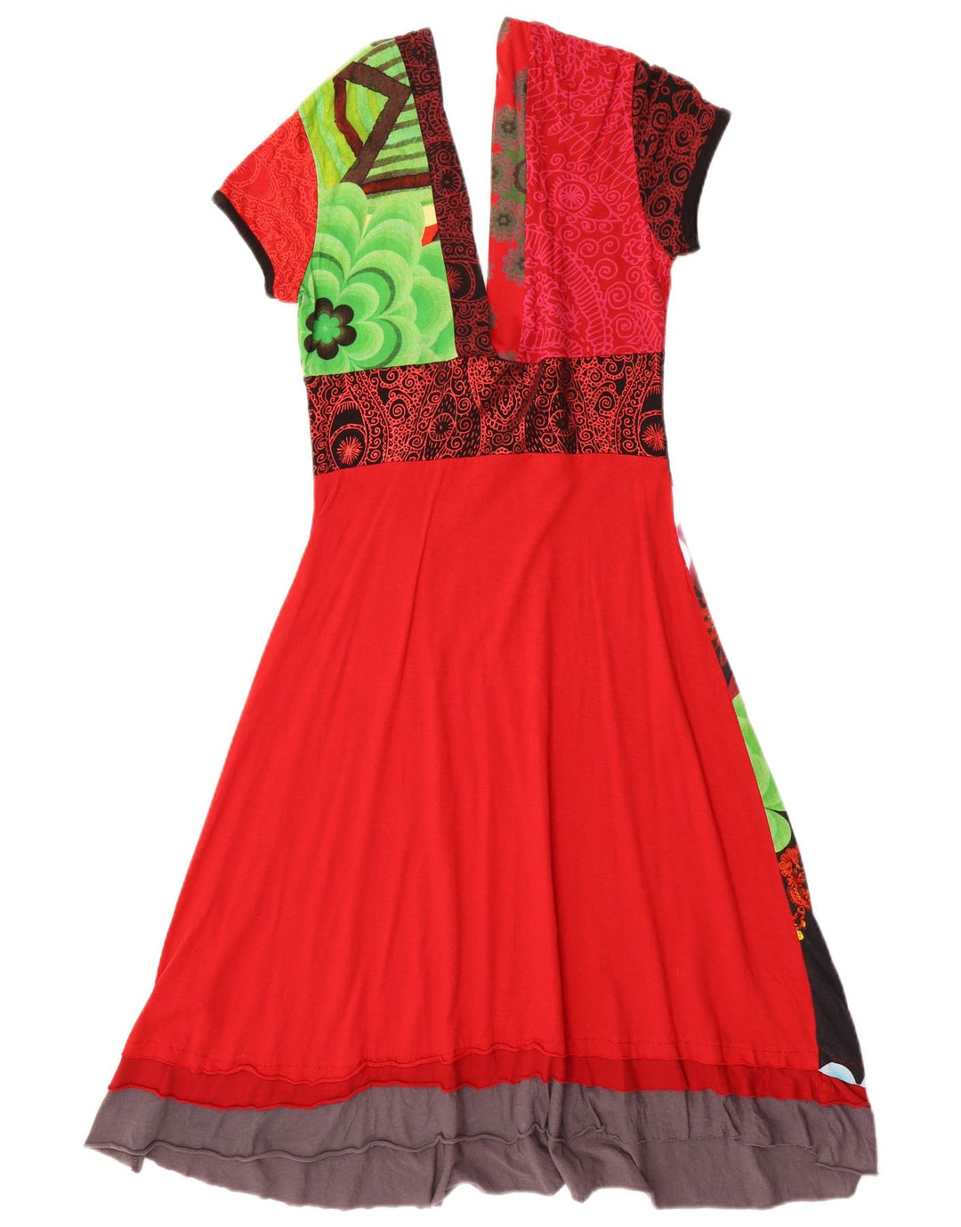 Rochie A-Line Desigual pentru femei UK 10, multicoloră, florală