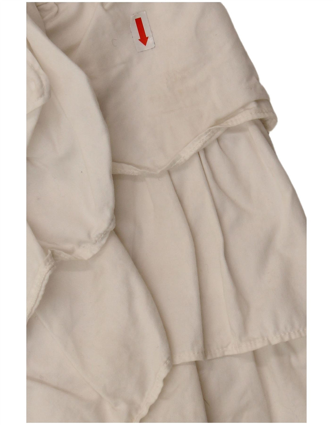 Fusta cu etaje pentru femei Zara XS W24 Alb
