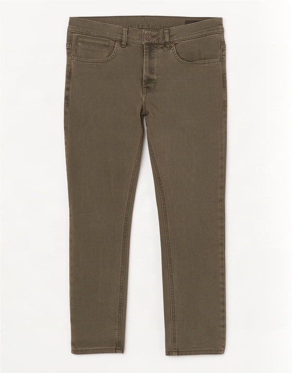Dondup blugi pentru bărbați George cropped skinny W32 L26 bumbac kaki