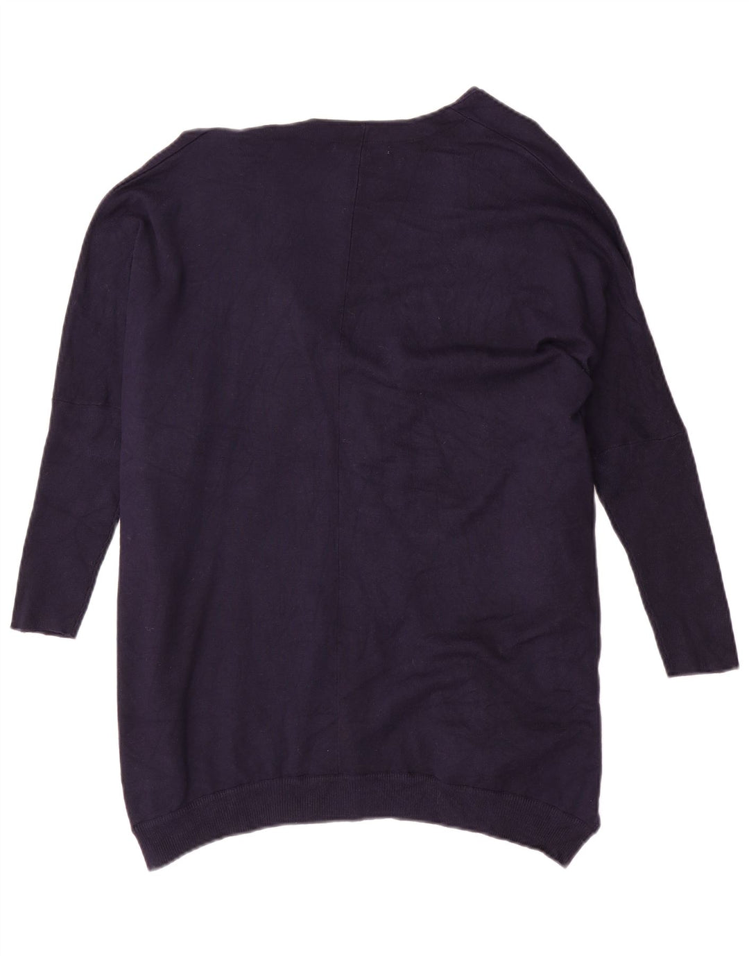 Pulover cardigan cu mânecă scurtă pentru femei ZARA UK 14 Medium Bleumarin