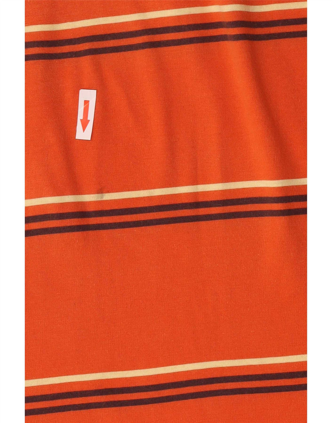 Tricou polo pentru bărbați Lotto în dungi mari portocalii