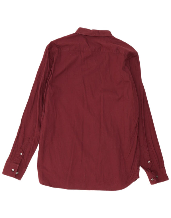 Cămașă pentru bărbați French Connection mare Burgundy