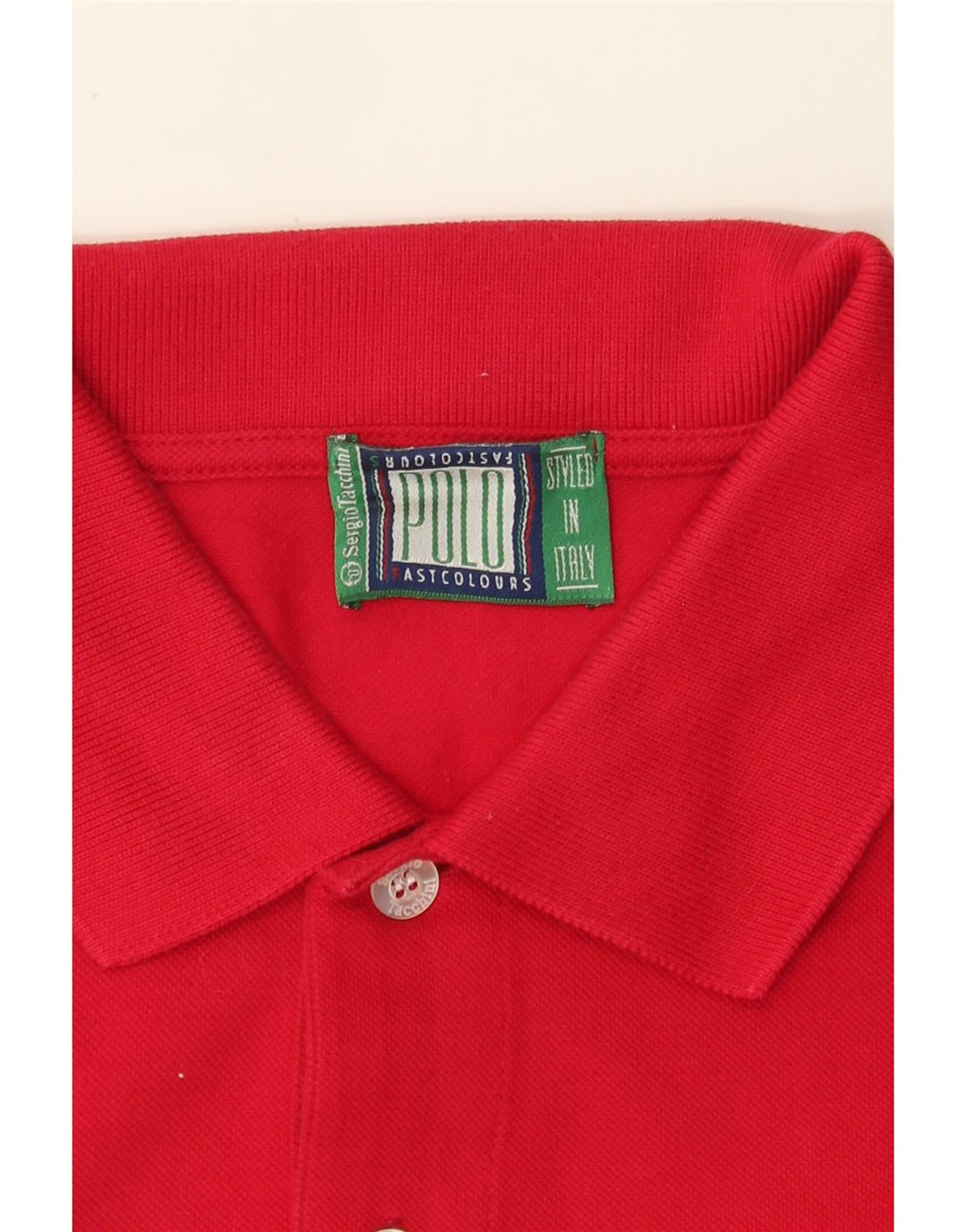 Tricou polo pentru bărbați Sergio Tacchini, roșu mare