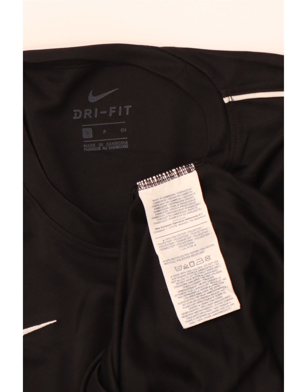 Tricou NIKE Dri Fit pentru bărbați Top mic poliester negru
