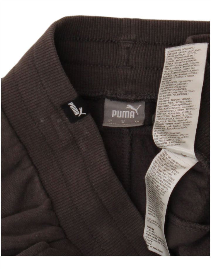 PUMA Mens Tracksuit Trousers Joggers Large  Grey Cotton