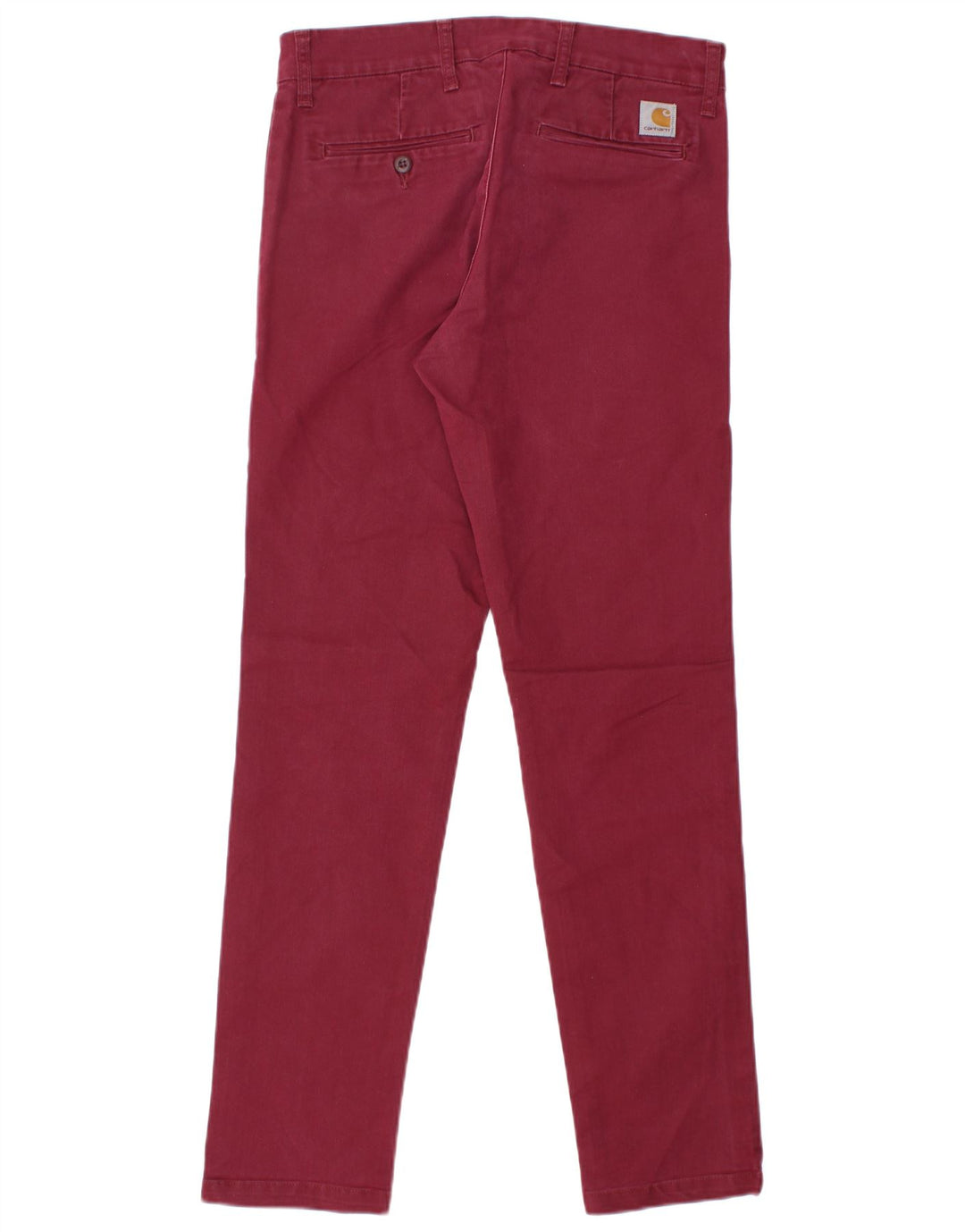 Pantaloni chino slim pentru femei CARHARTT L31 L30 bumbac burgundy