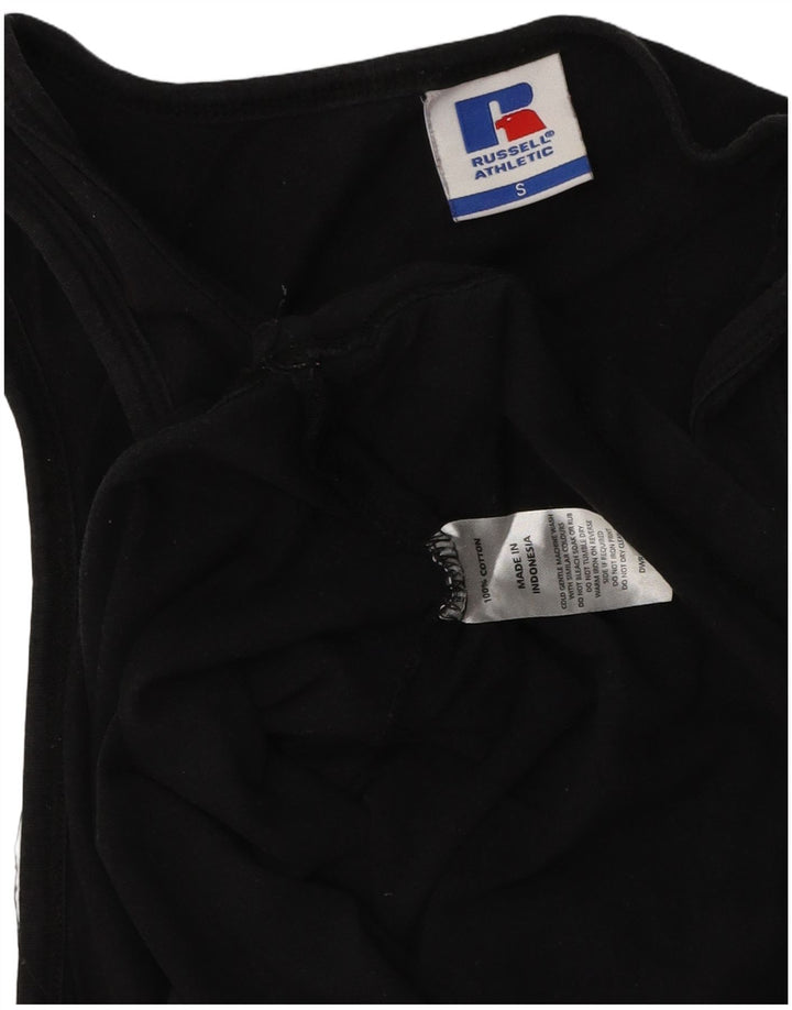 RUSSELL ATHLETIC Vest cu grafică pentru bărbați, bumbac mic, negru