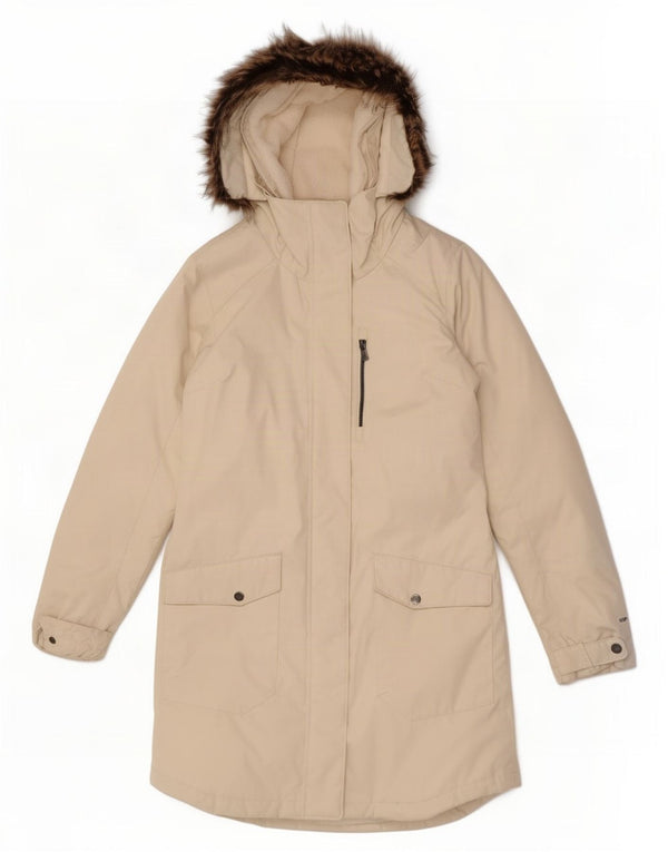 Palton căptușit supradimensionat pentru femei Columbia UK 10 Small Off White