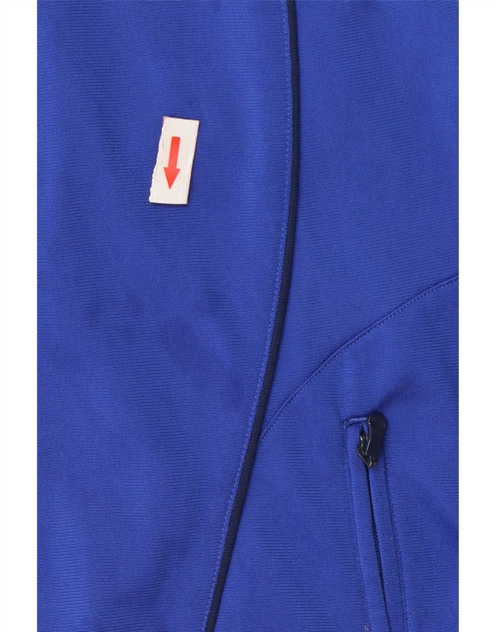 Jachetă de trening Adidas pentru bărbați Marea Britanie 44/46, mare, albastru, poliester