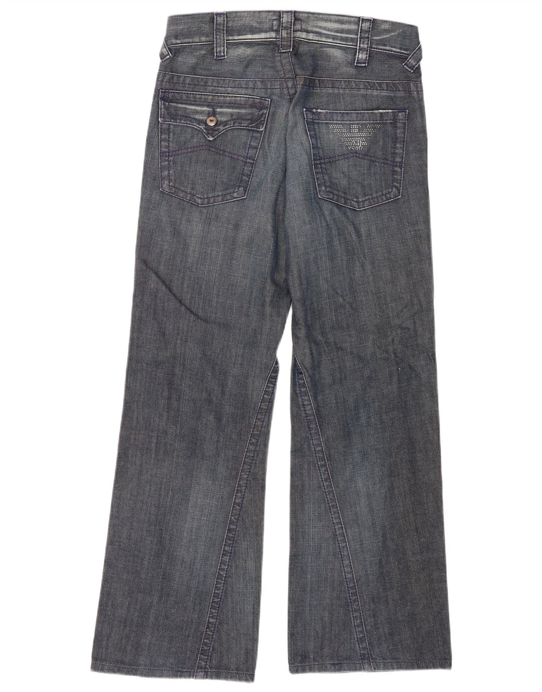 Blugi pentru bărbați Armani Bootcut W29 L30 Bumbac albastru