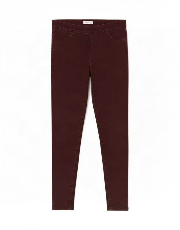 Blugi jegging pentru femei Marks & Spencer UK 12 Medium W30 L27 Maro Bumbac