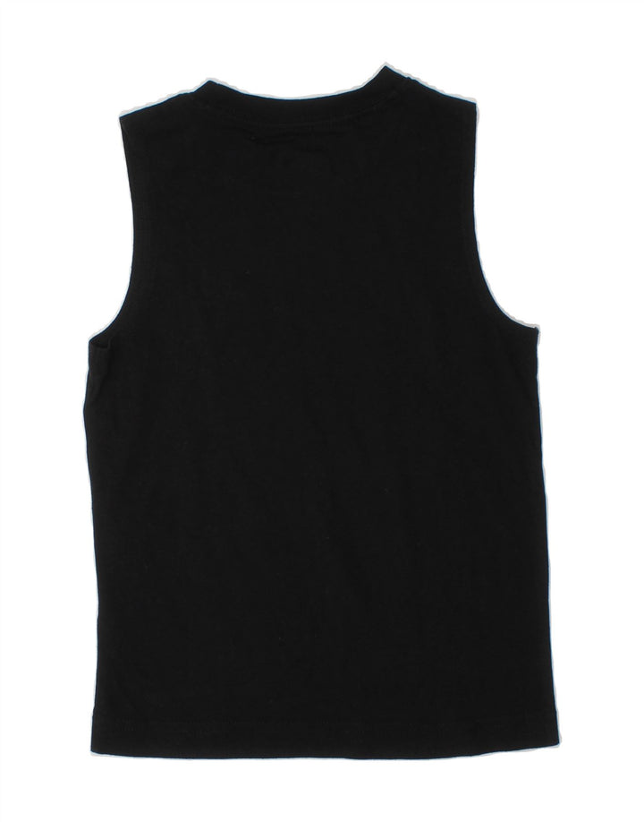 NIKE Boys Graphic Vest Top 5-6 Years Medium Black Vintage Nike and Second-Hand Nike from Messina Hembry 