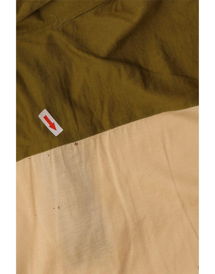 Tricou polo vintage pentru bărbați IT 50 Medium Bej Colorblock