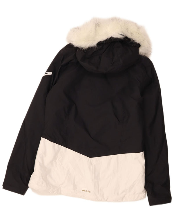 Jachetă de vânt cu glugă Wedze Decathlon UK 10 Small Black