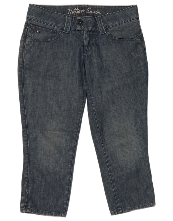 Blugi capri Tommy Hilfiger pentru femei W28 L21 bumbac albastru