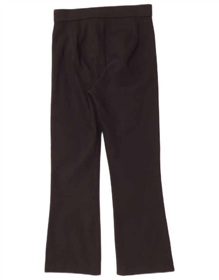 Pantaloni casual pentru femei Bootcut Zara Mici L26 L25 Negri