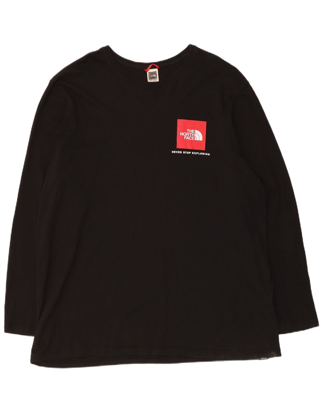 The North Face Top pentru bărbați cu mânecă lungă 2XL, bumbac negru