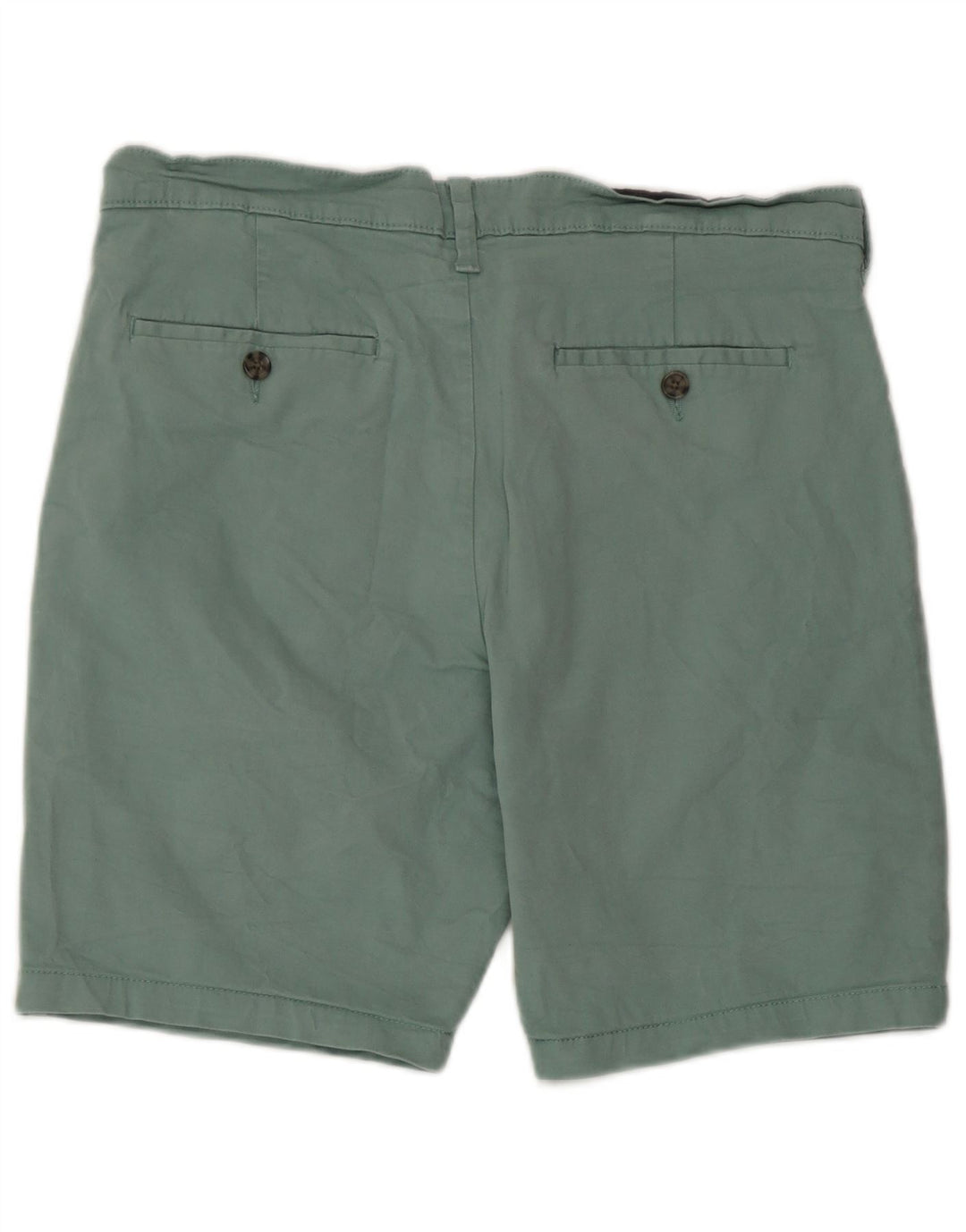 Pantaloni scurți chino pentru bărbați Marks & Spencer W34, bumbac verde mare