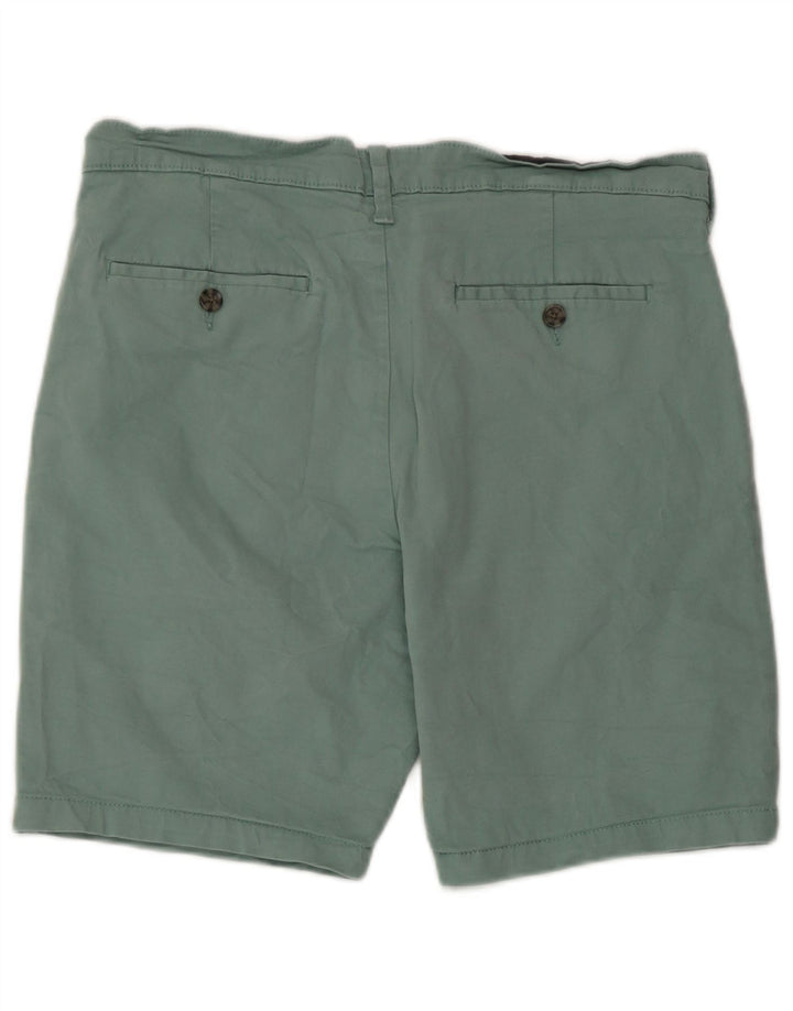 Pantaloni scurți chino pentru bărbați Marks & Spencer W34, bumbac verde mare