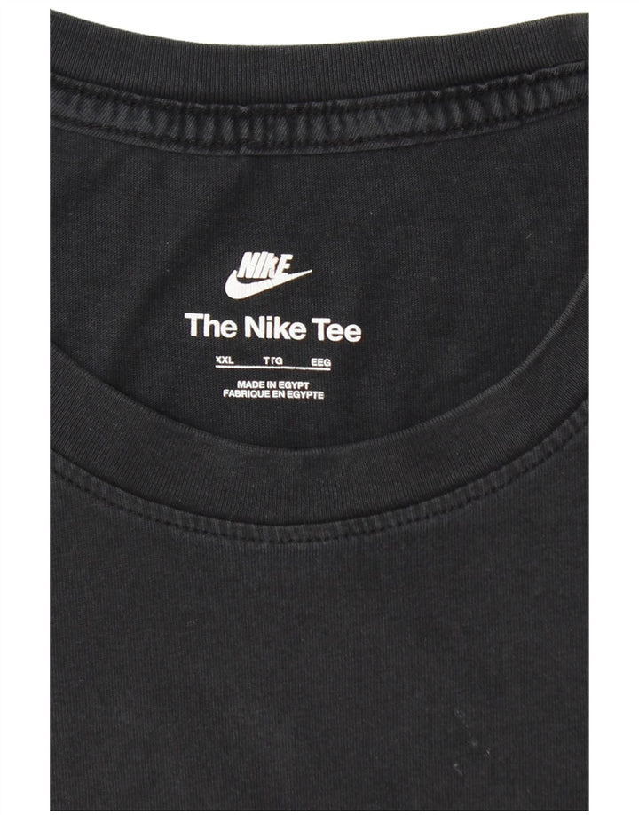 Tricou pentru bărbați NIKE Top 2XL bumbac negru