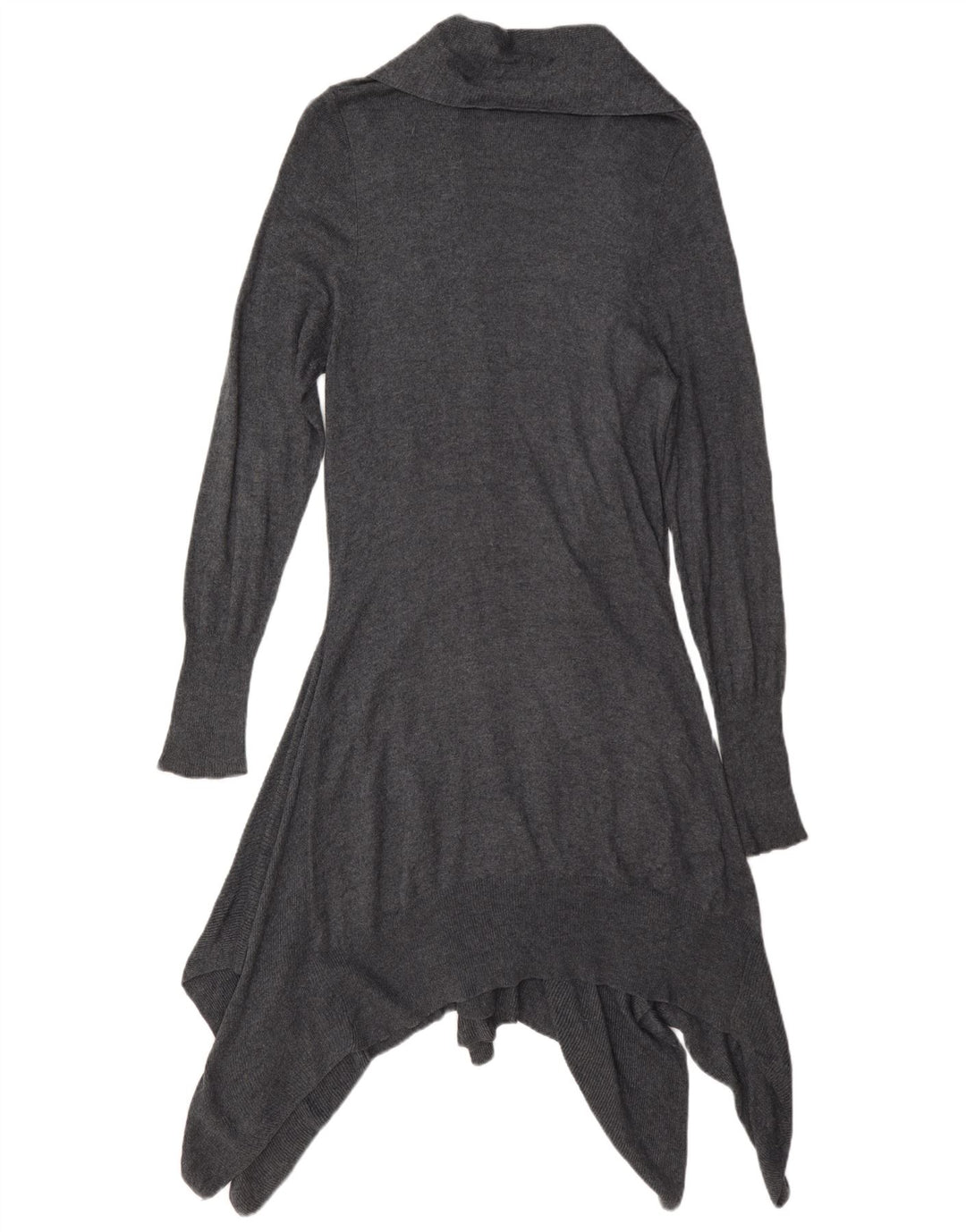 Pulover cardigan asimetric pentru femei Marks & Spencer UK 14 gri mediu