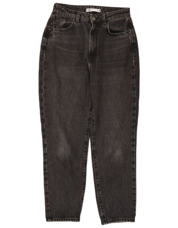 Blugi conici pentru femei cu talie înaltă Zara EU 38 Mici L28 L27 Gri