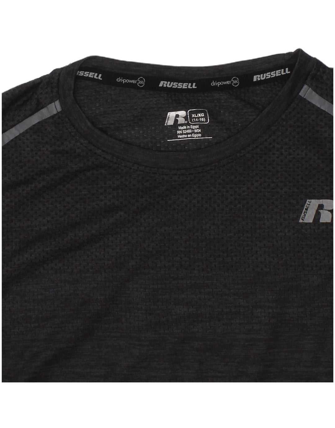 RUSSELL ATHLETIC Băieți Dri-Power Vest Top 14-15 ani XL Gri Pete