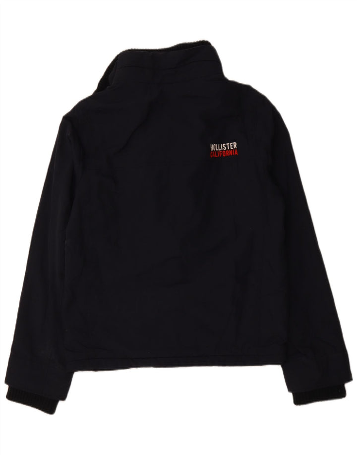 Jachetă Windbreaker Hollister pentru bărbați UK 38 Medium Bleumarin Poliester