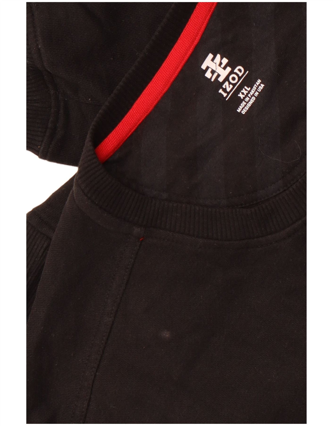 Pulover Izod pentru bărbați, bumbac negru 2XL