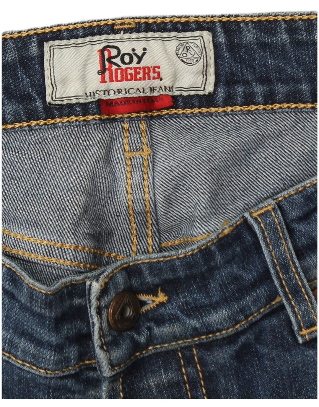 Blugi subțiri pentru bărbați Roy Rogers W32 L27 albastru