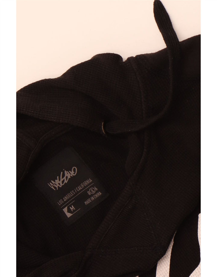 Top grafic cu glugă pentru bărbați Mossimo cu mânecă lungă, negru mediu