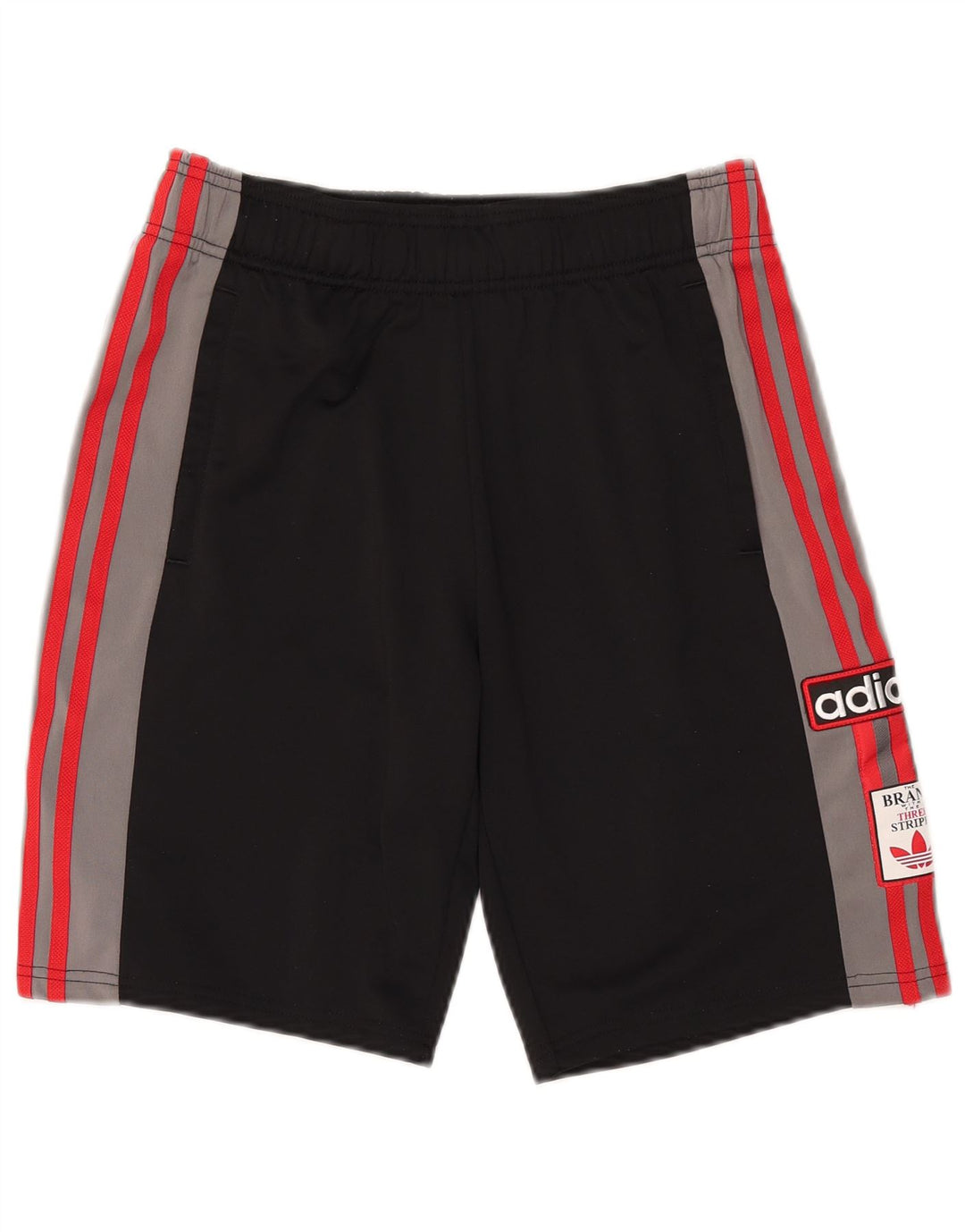 Pantaloni scurți sport grafic Adidas pentru băieți 15-16 ani, negru, poliester