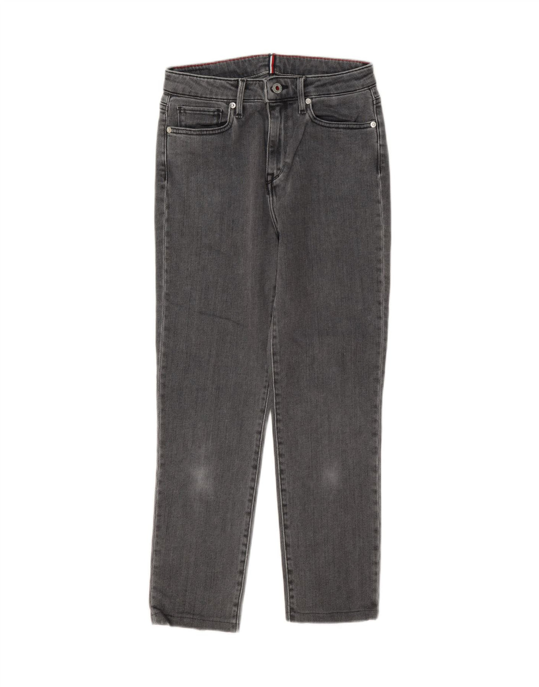 Blugi cropped pentru femei Tommy Hilfiger W27 L25 bumbac gri