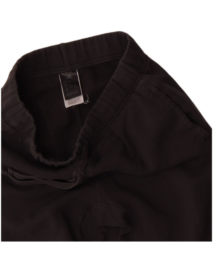 Pantaloni de trening pentru bărbați Adidas Pantaloni de jogging Mici Bumbac Negru