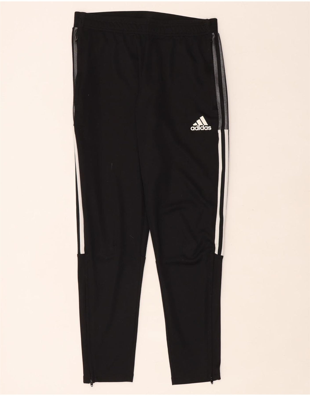 Pantaloni de trening Adidas Aeroready pentru bărbați, poliester mediu negru