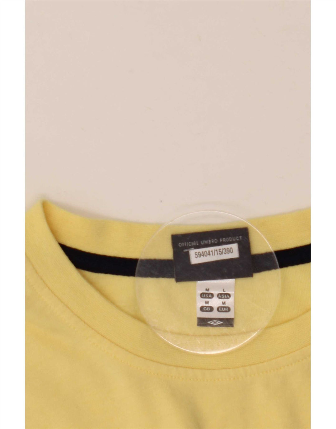 Tricou pentru bărbați Umbro Top Medium Galben Poliester