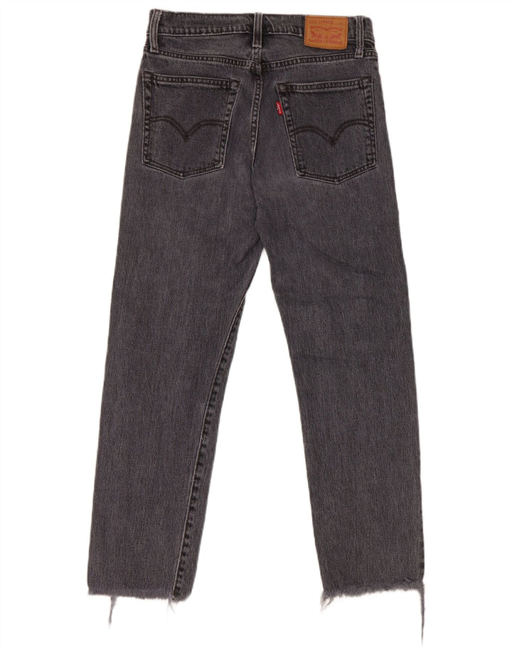 Blugi drepti pentru femei Levi's W27 L26 bumbac gri