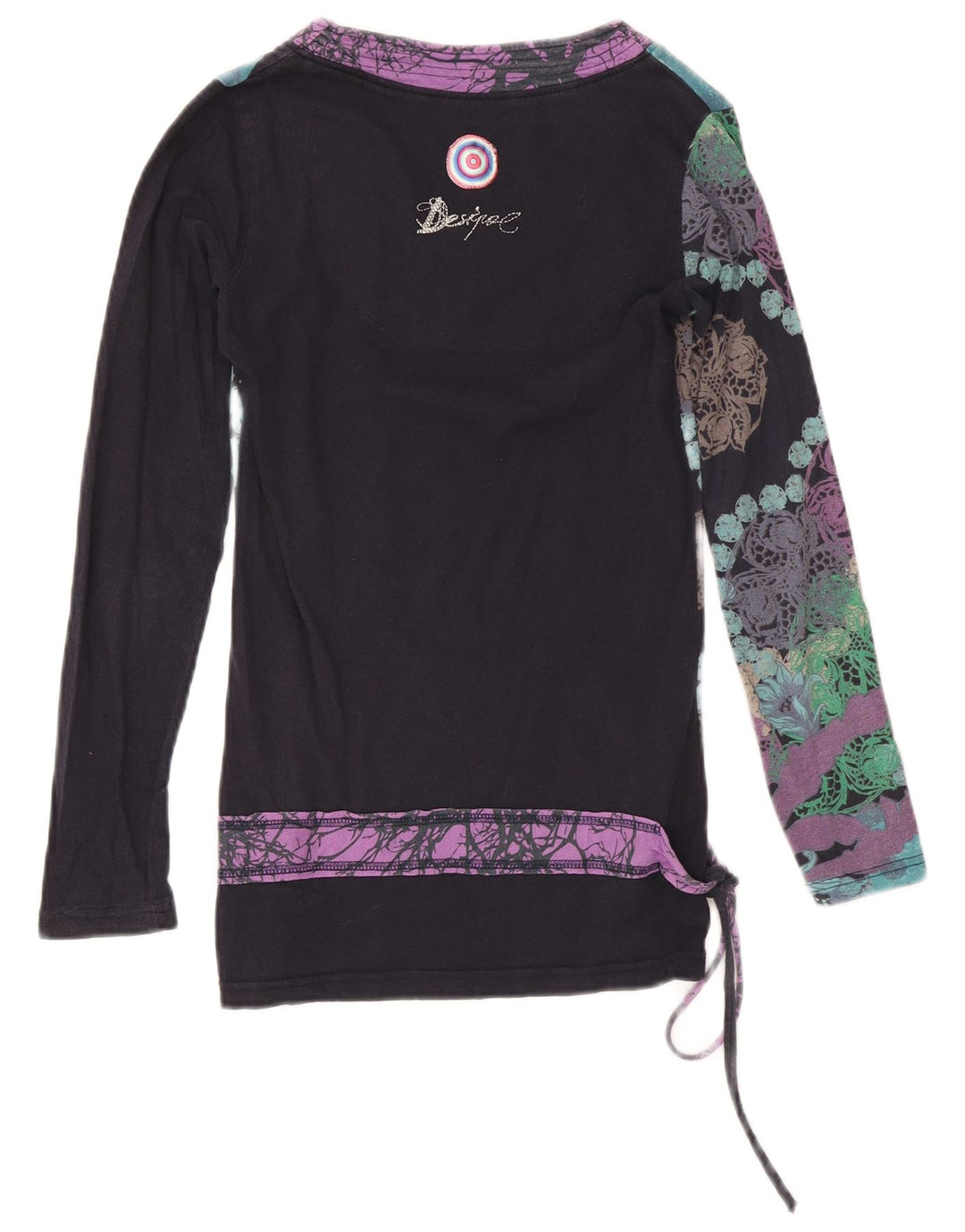 Bluză cu mânecă lungă pentru femei Desigual UK 12 Medium Multicolor Floral