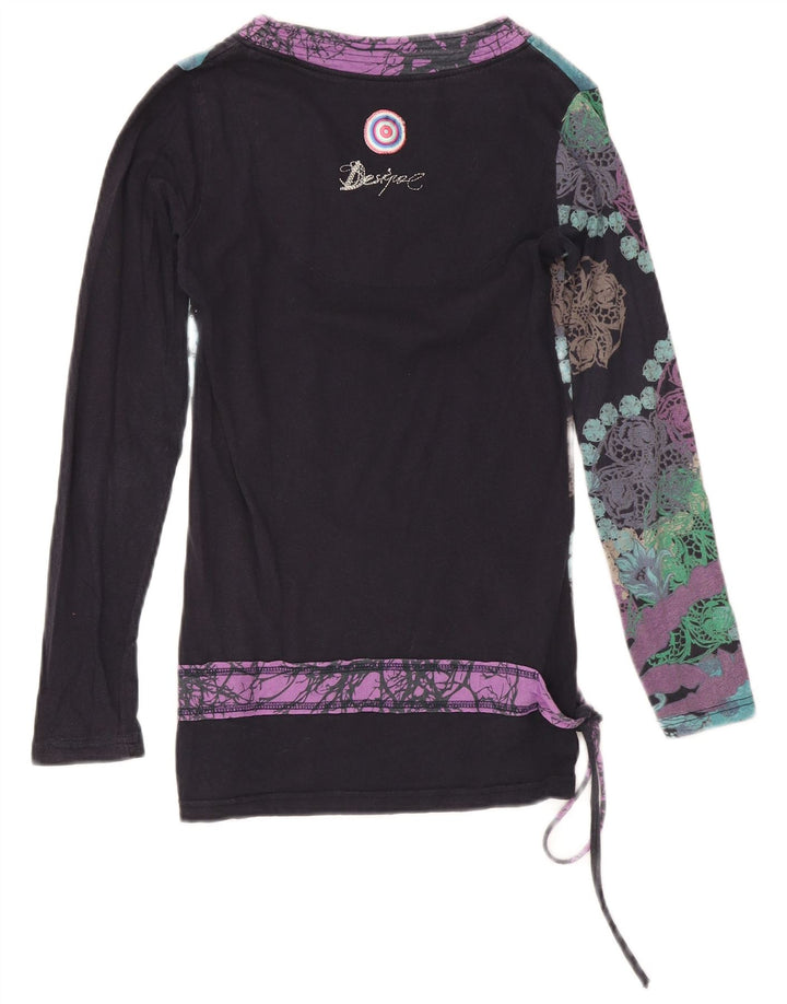 Bluză cu mânecă lungă pentru femei Desigual UK 12 Medium Multicolor Floral