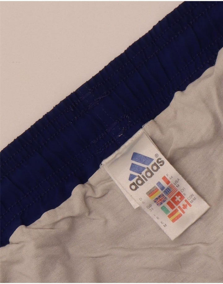 Pantaloni scurți sport Adidas pentru bărbați, poliester mediu bleumarin