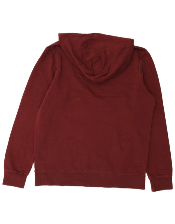 Jack & Jones pentru bărbați. Pulover cu glugă cu grafică XL, bumbac burgundă