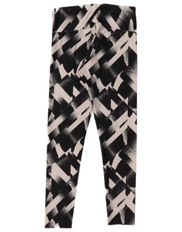 Leggings pentru femei Puma UK 12 Medium Black Geometric