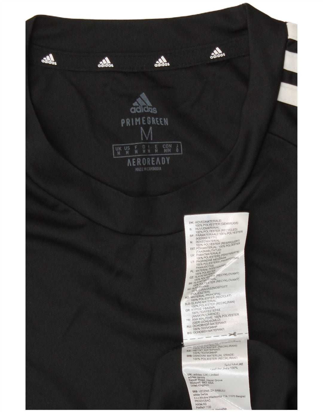 Tricou pentru bărbați Adidas Aeroready Top Mediu Poliester Negru