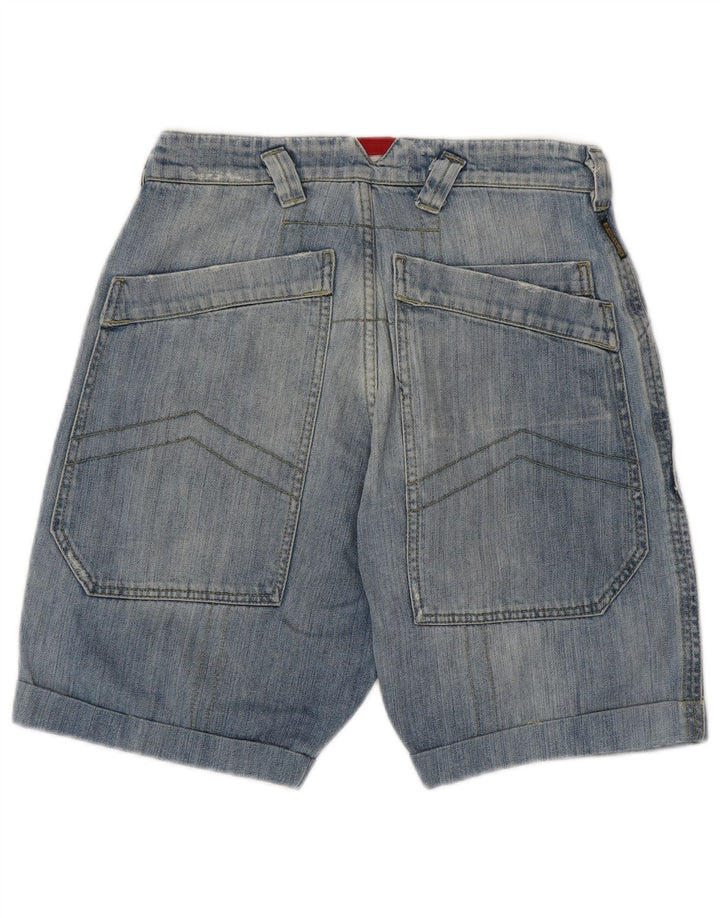 Pantaloni scurți din blugi pentru bărbați ARMANI W30 bumbac albastru mediu