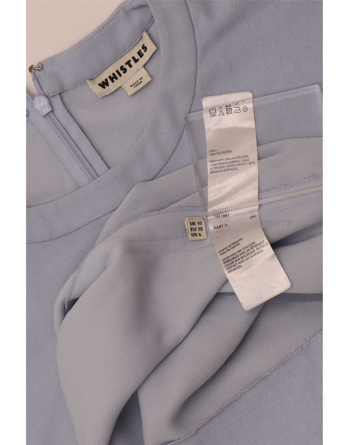Whistles Rochie supradimensionată pentru femei cu mâneci 3/4 UK 10 Small Blue