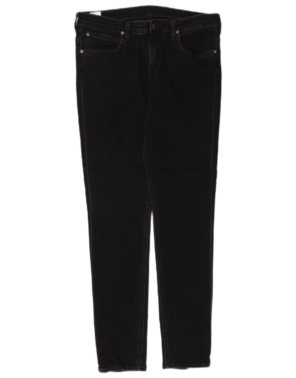Blugi skinny pentru femei Lee W32 L30 bumbac negru