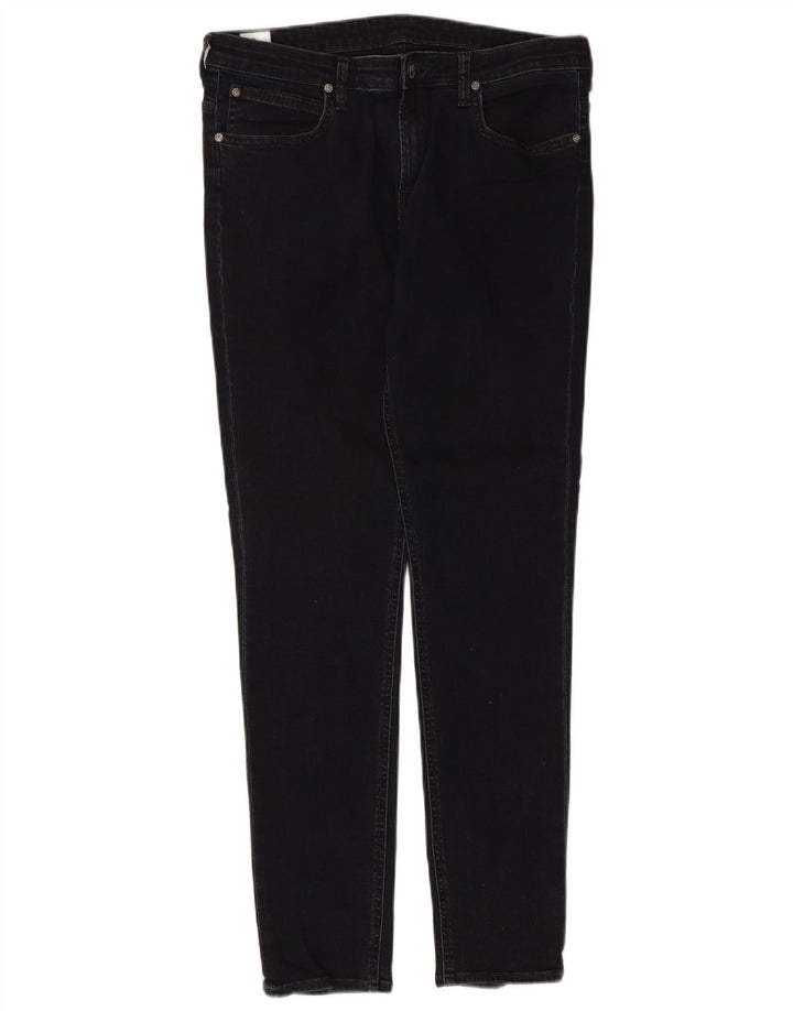 Blugi skinny pentru femei Lee W32 L30 bumbac negru