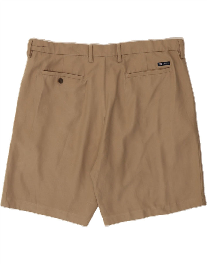 CHAPS Mens Chino Shorts W40 XL Beige Polyester Vintage Chaps and Second-Hand Chaps from Messina Hembry 