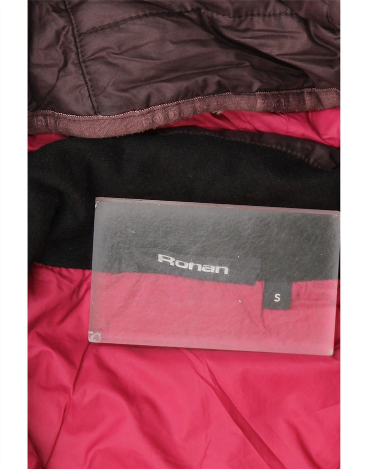 Palton căptușit cu glugă pentru femei ROHAN UK 10 Poliester violet mic